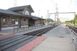 Trackside view of Hegewisch station.